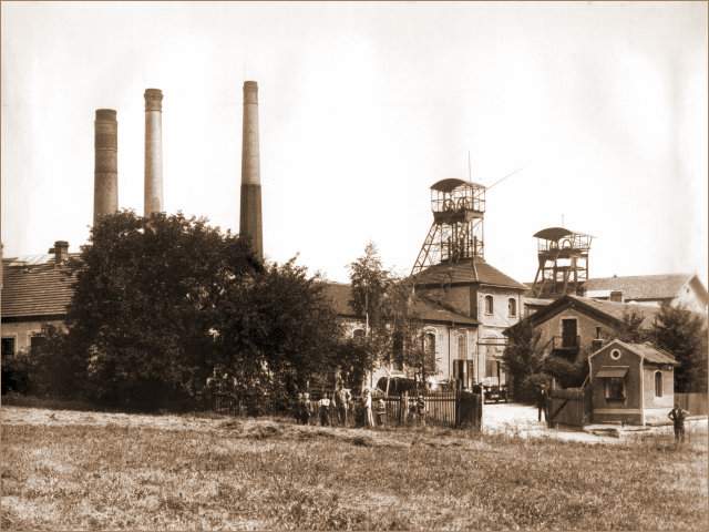 Pohled na důl Emeran z 1. pol. 20. století.